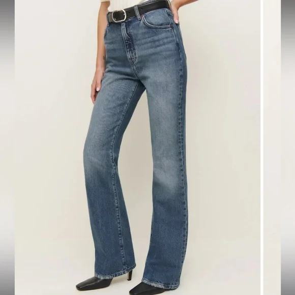 Reformation Mia High Rise Vintage Bootcut Jeans in Canyon NWT - Picture 1 of 5